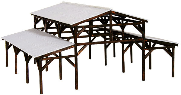 Kibri 39095 1/87 Wooden Shelter Plastic Model Kit