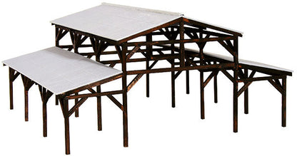 Kibri 39095 1/87 Wooden Shelter Plastic Model Kit