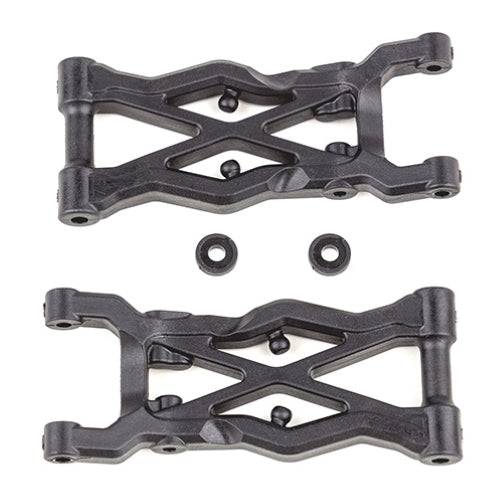 Team Associated 91874 Rear Suspension Arms 75mm Carbon Fiber RC10B6.2