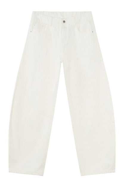 Wide Leg Jeans with Pockets