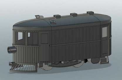 SJP-BS02 21-foot McKeen railcar