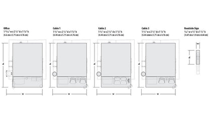 Woodland Scenics BR5073 Built & Ready Structure Moonlight Motor Court - HO Scale