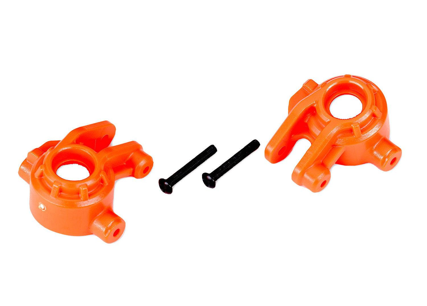 Traxxas 9037T Orange Extreme Heavy-Duty Steering Blocks (2) Jaxo Rustler Slash Stampede