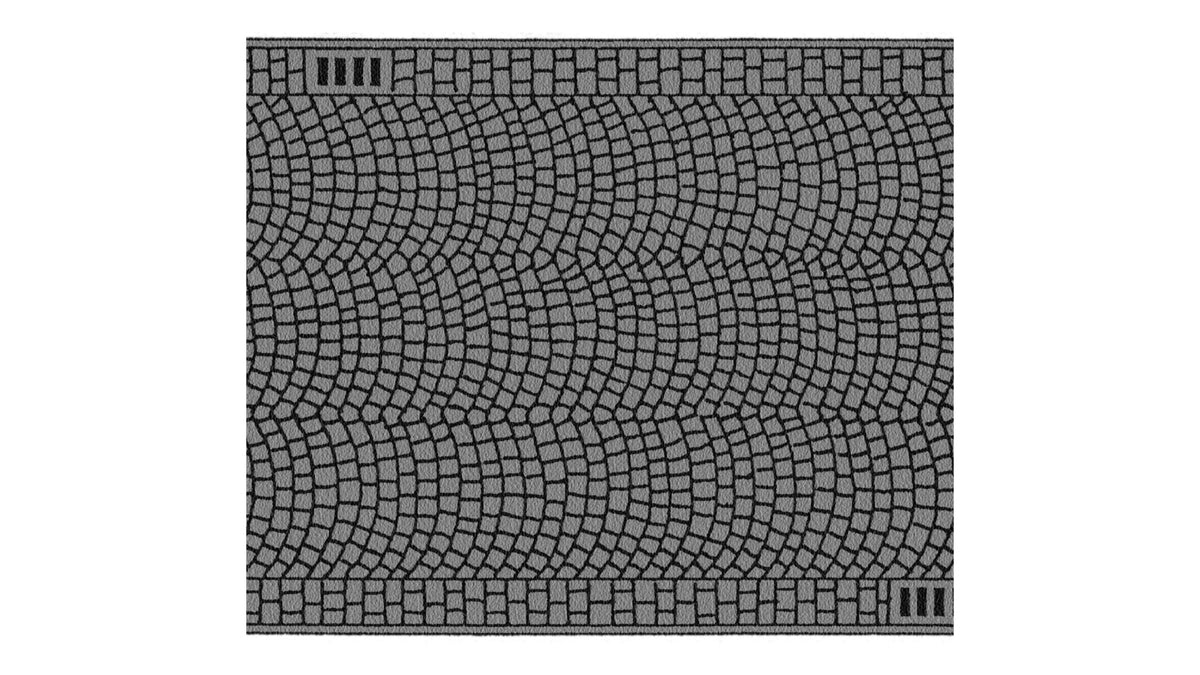 Noch 60722 HO Cobblestone Pavement, Gray, Self-Adhesive Sheet