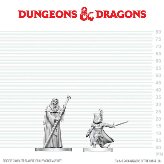 D&D: Nolzur's Marvelous Unpainted Miniatures - Cultist of Bhaal & Cultist of Myrkul