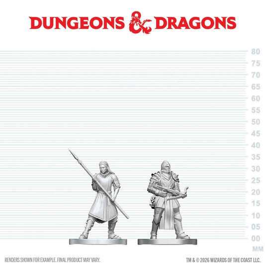 D&D: Nolzur's Marvelous Unpainted Miniatures - Town Guards
