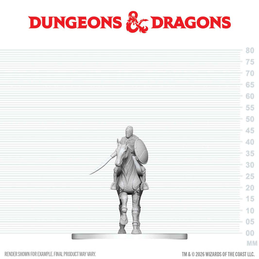 D&D: Nolzur's Marvelous Unpainted Miniatures - Nimblewright Steed with Rider
