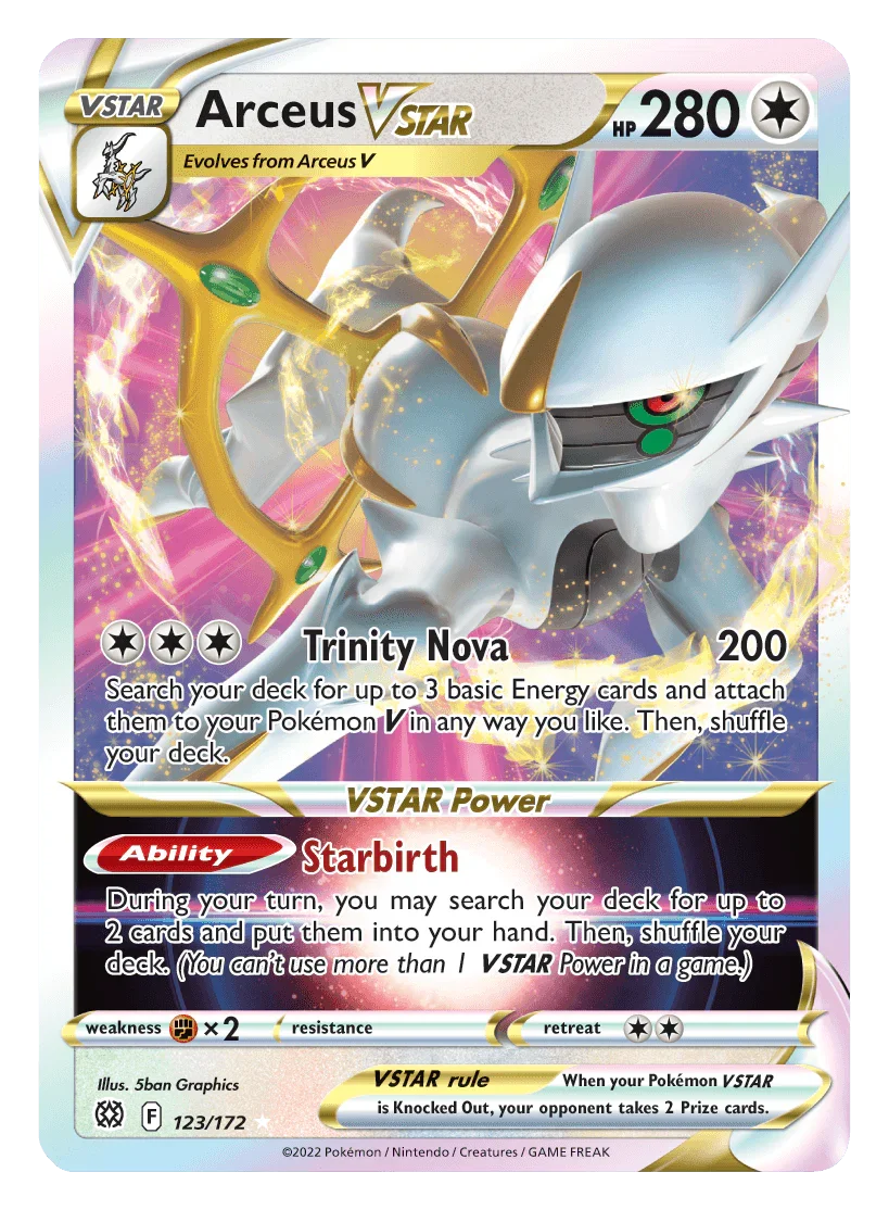 Arceus VSTAR (123/172) [Sword & Shield: Brilliant Stars]