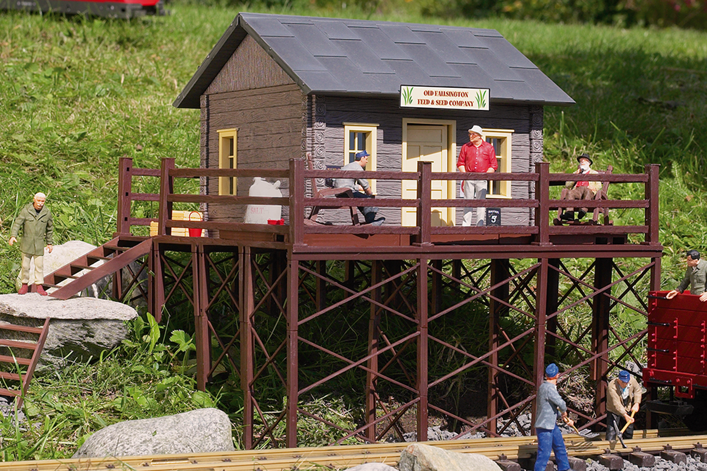 Piko 62112 G Scale Old Fallsington Feed & Seed Building Kit