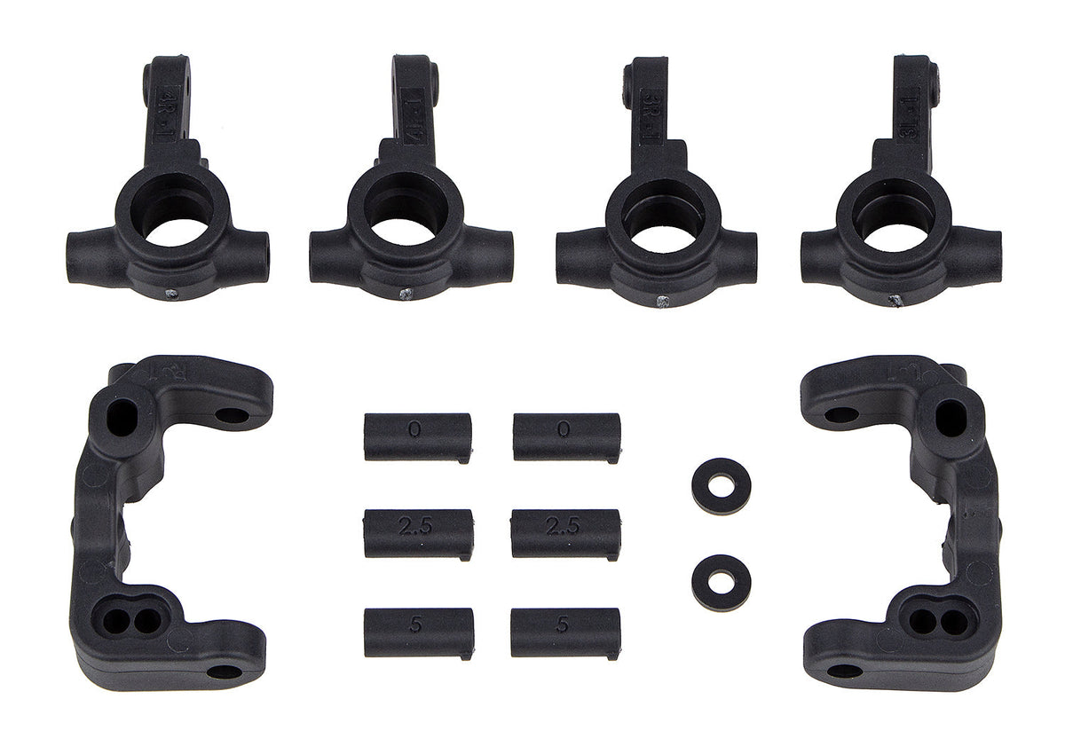 Team Associated ASC91985 RC10B6.4 Carbon Caster Blocks