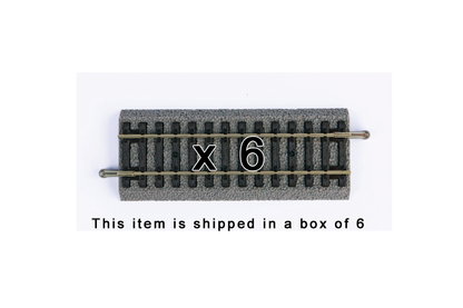 Piko 55404 HO Scale Roadbed Straight Track 107mm, Box of 6