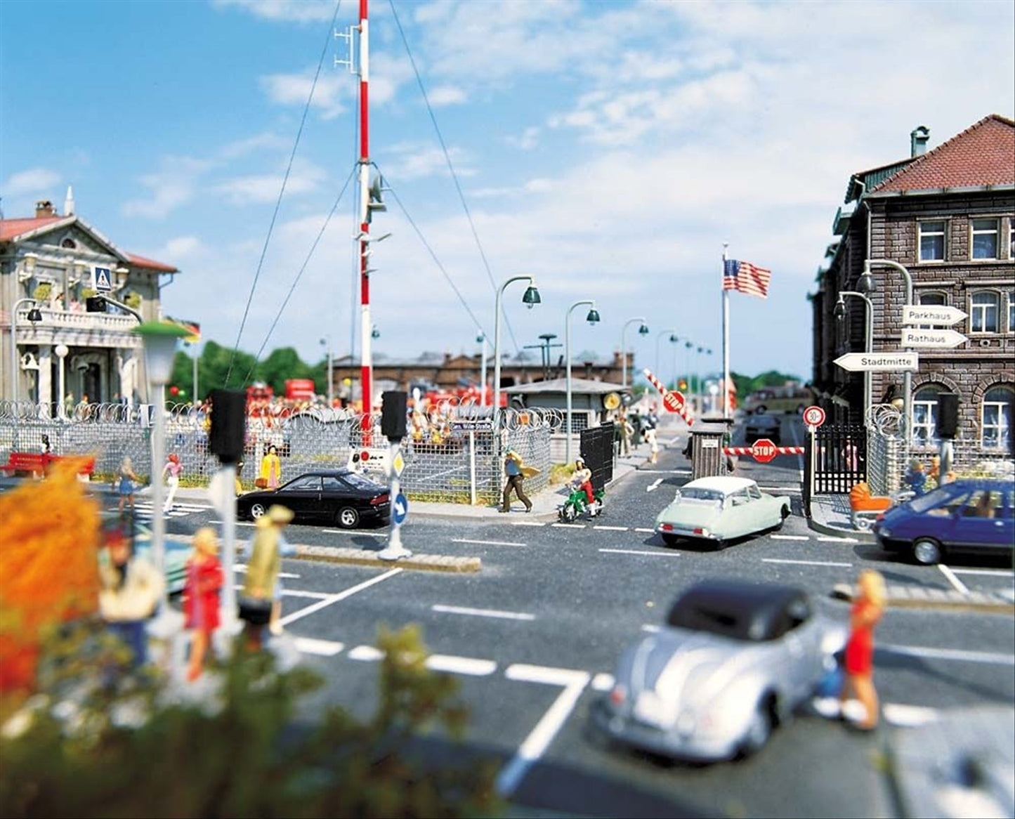 Busch 7086 HO Scale Self-Adhesive Asphalt Road, 2m Long