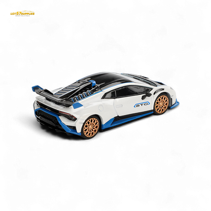 Mini GT Lamborghini Huracán STO Bianco Asopo 1:64