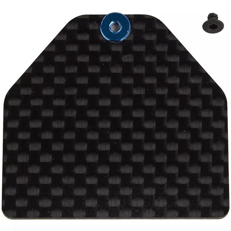 Team Associated ASC92446 RC10B7 FT Carbon Fiber Servo Weight Plate 4g