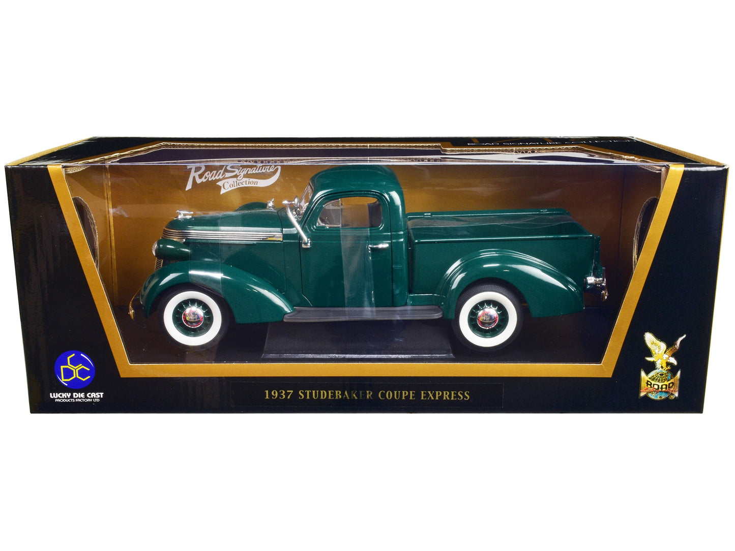 1937 Studebaker Express Pickup Truck Green 1/18 Diecast Model Car by Road Signature  free shipping USA