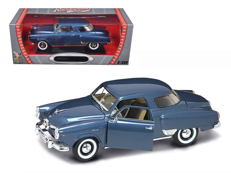 1950 Studebaker Champion Blue Metallic 1/18 Diecast Model Car by Road Signature  free shipping USA