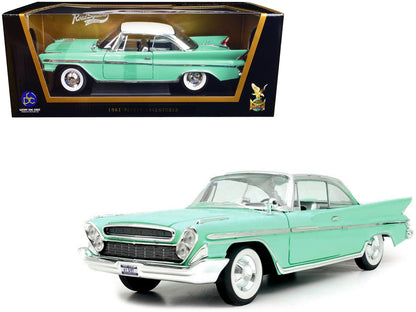 1961 DeSoto Adventurer Light Green with White Top 1/18 Diecast Model Car by Road Signature  free shipping USA