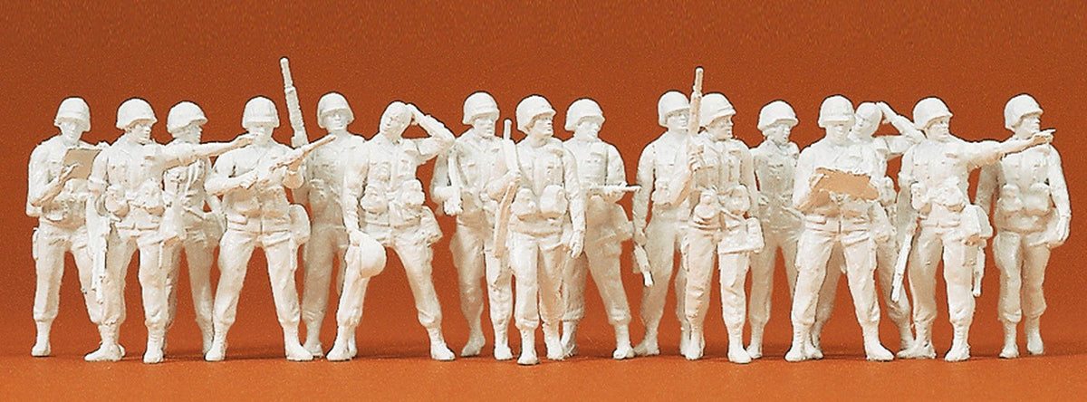 Preiser 16529 HO Scale Modern US Infantry Figure Set
