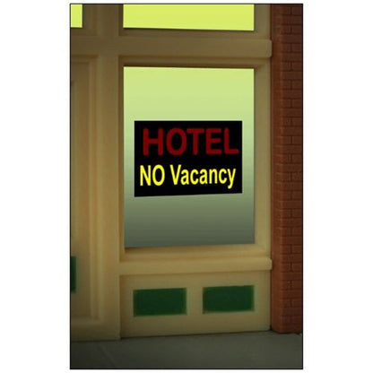 Miller Engineering 8990 Hotel Window Sign
