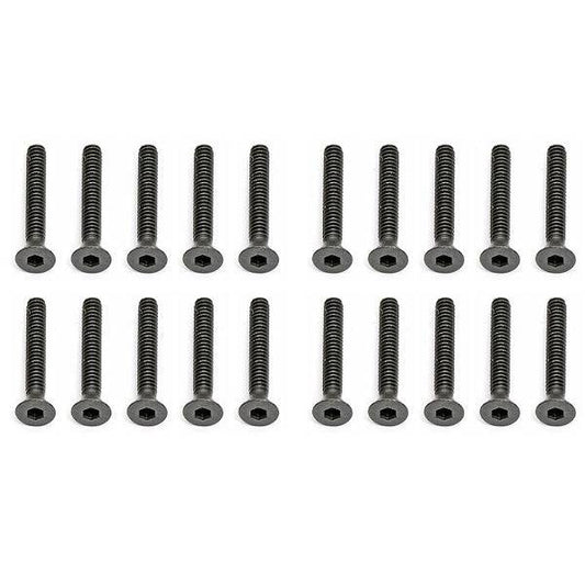 Associated 25204 Flat Head Hex Screw M3x16mm (20) RC8.2 ProLite Rival RC10B5 SC8