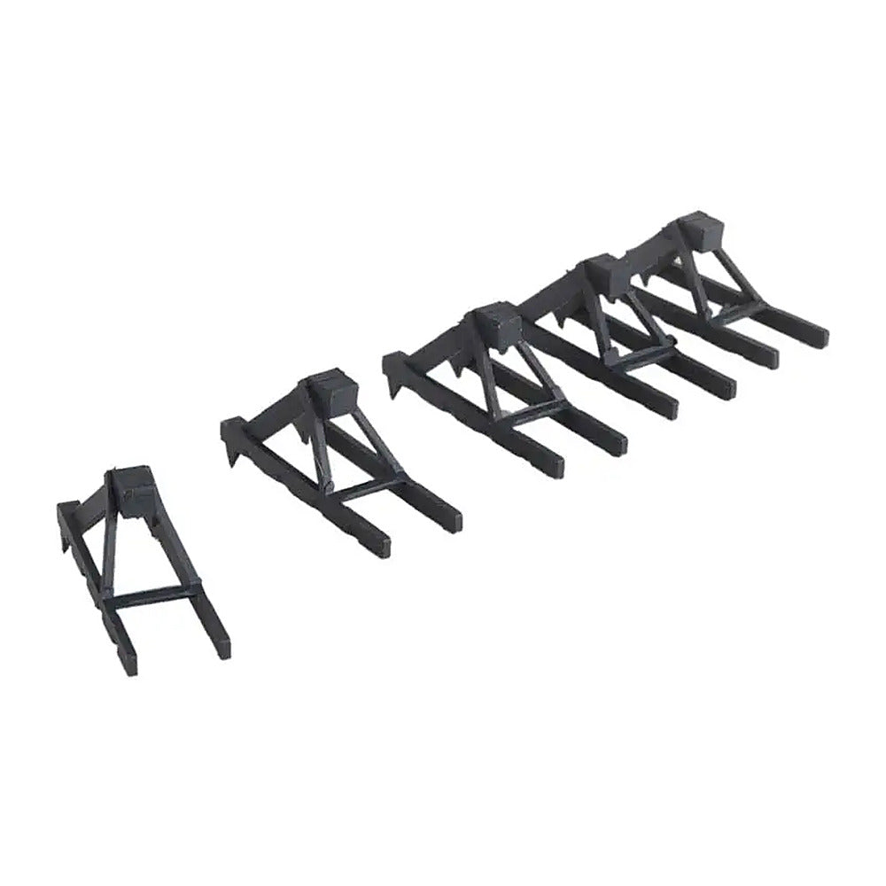 Walthers Cornerstone 2605 N Scale Track Bumper Dark Gray