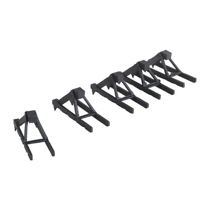 Walthers Cornerstone 2605 N Scale Track Bumper Dark Gray