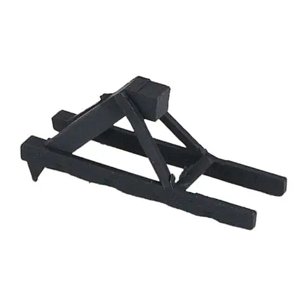 Walthers Cornerstone 2605 N Scale Track Bumper Dark Gray
