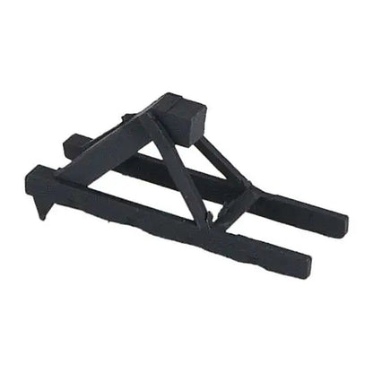 Walthers Cornerstone 2605 N Scale Track Bumper Dark Gray