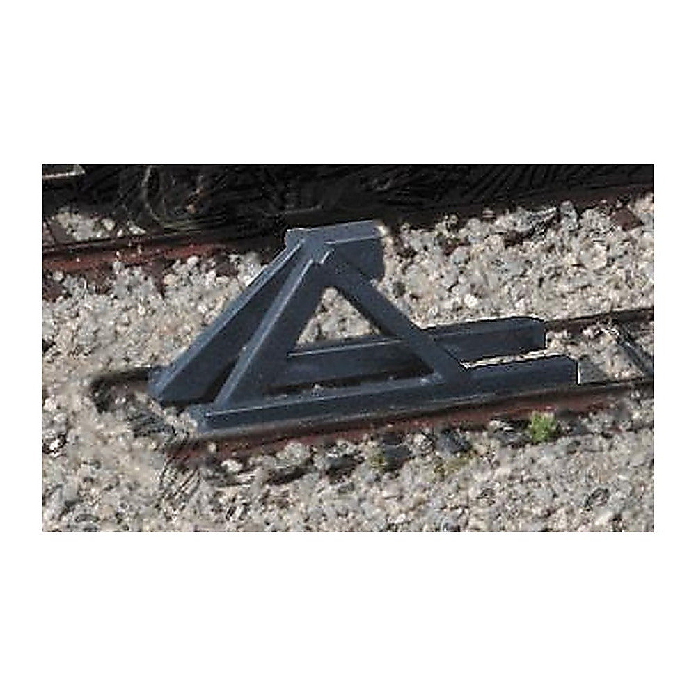 Walthers Cornerstone 2605 N Scale Track Bumper Dark Gray