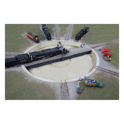 Walthers Cornerstone 933-2618 N Motorized 130' Turntable Assembled