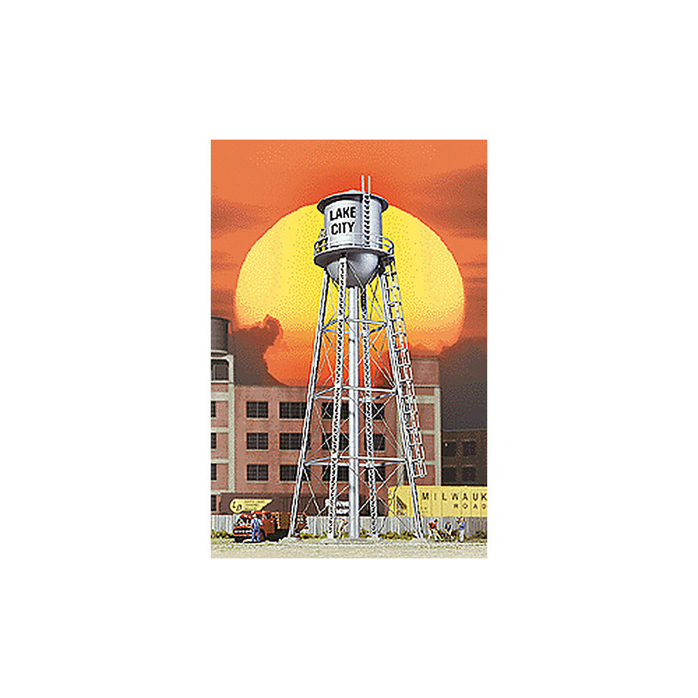 Walthers Cornerstone 933-2826 HO City Water Tower Silver Assembled