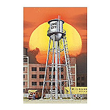Walthers Cornerstone 933-2826 HO City Water Tower Silver Assembled