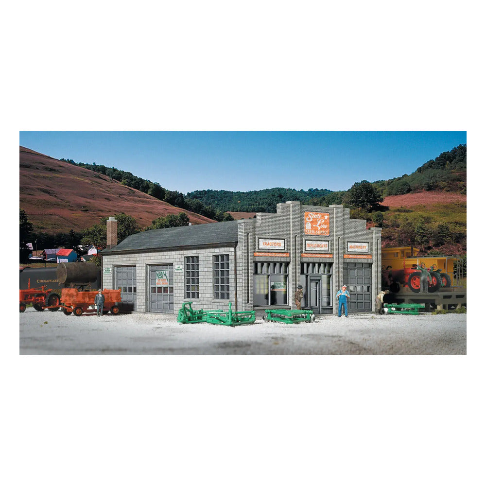 Walthers Cornerstone 2912 HO Scale State Line Farm Supply Kit