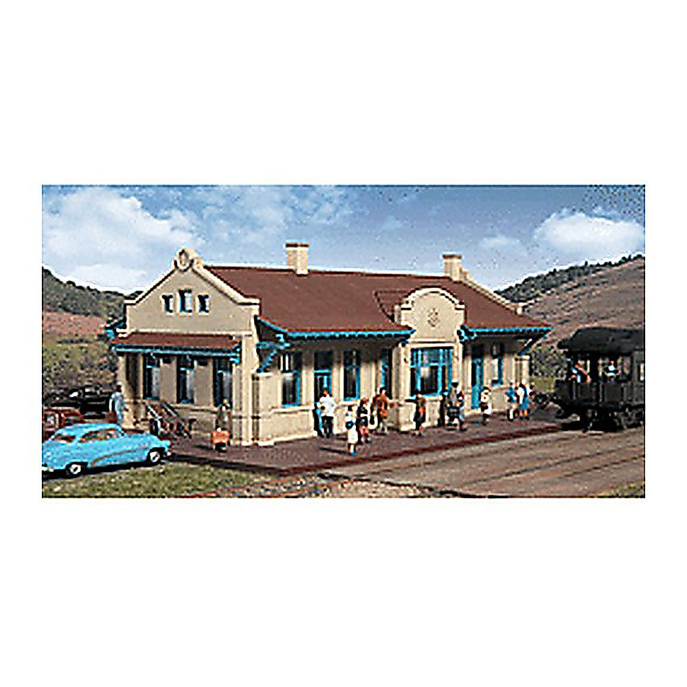 Walthers Cornerstone 933-2920 HO Mission-Style Depot Kit
