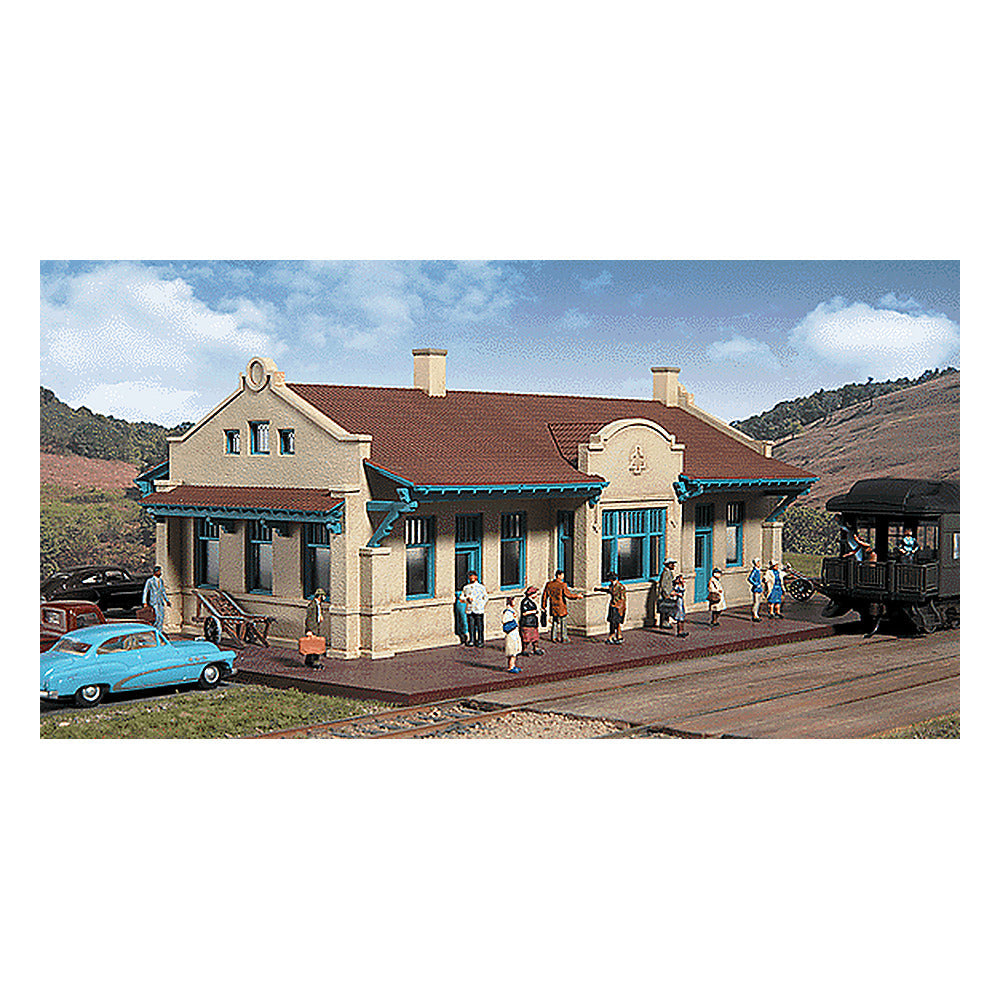Walthers Cornerstone 933-2920 HO Mission-Style Depot Kit