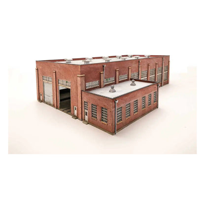 Walthers Cornerstone 933-2923 HO 130' 2-Stall Diesel Engine House Kit
