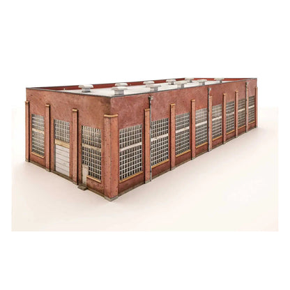 Walthers Cornerstone 933-2923 HO 130' 2-Stall Diesel Engine House Kit
