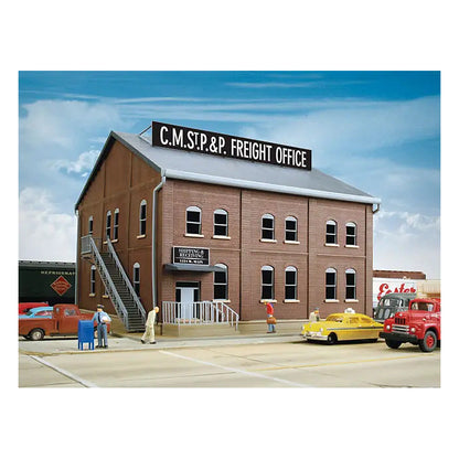 Walthers Cornerstone 2953 HO Scale Brick Freight Office Kit