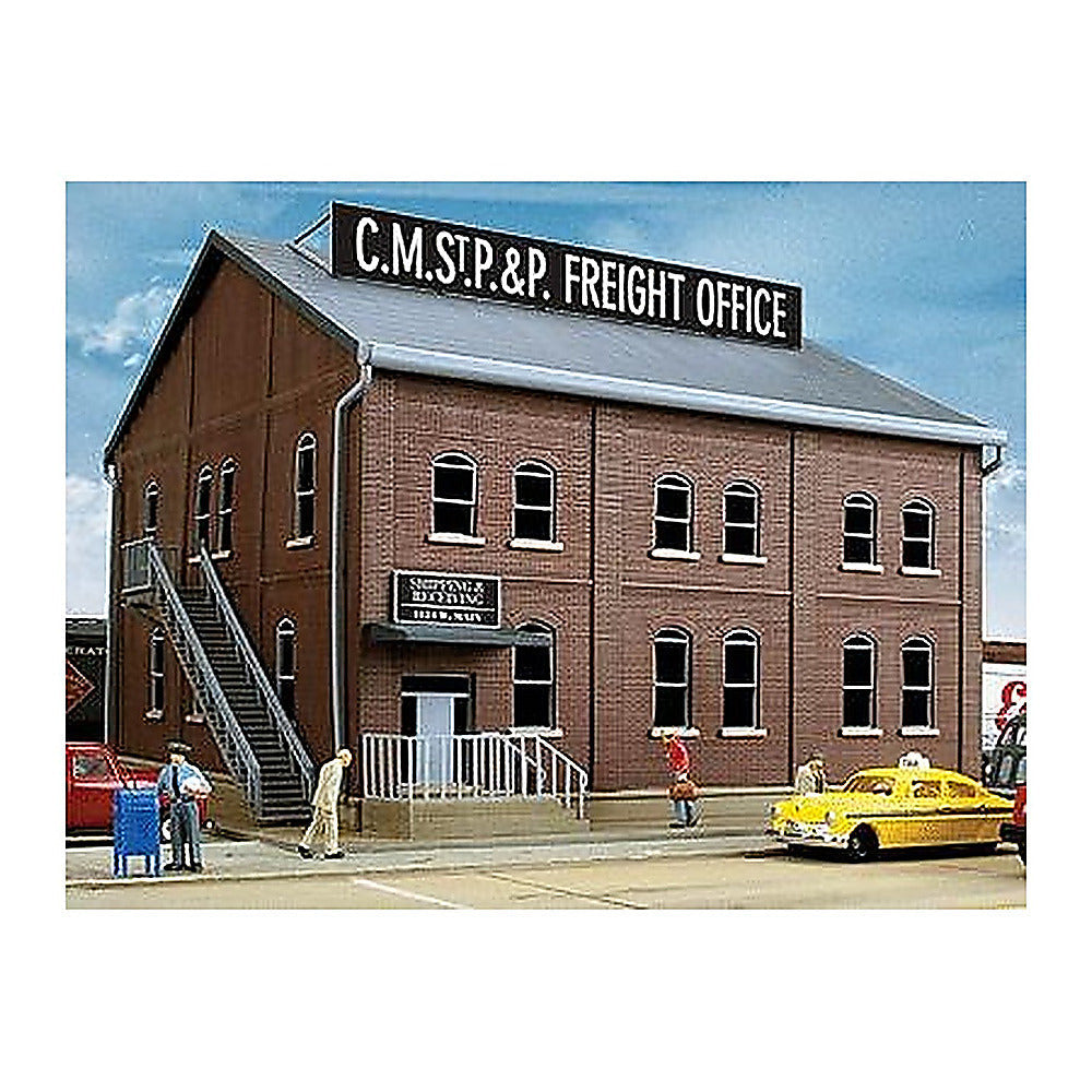 Walthers Cornerstone 2953 HO Scale Brick Freight Office Kit
