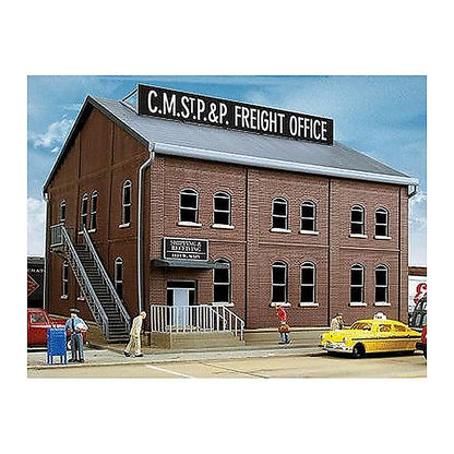 Walthers Cornerstone 2953 HO Scale Brick Freight Office Kit