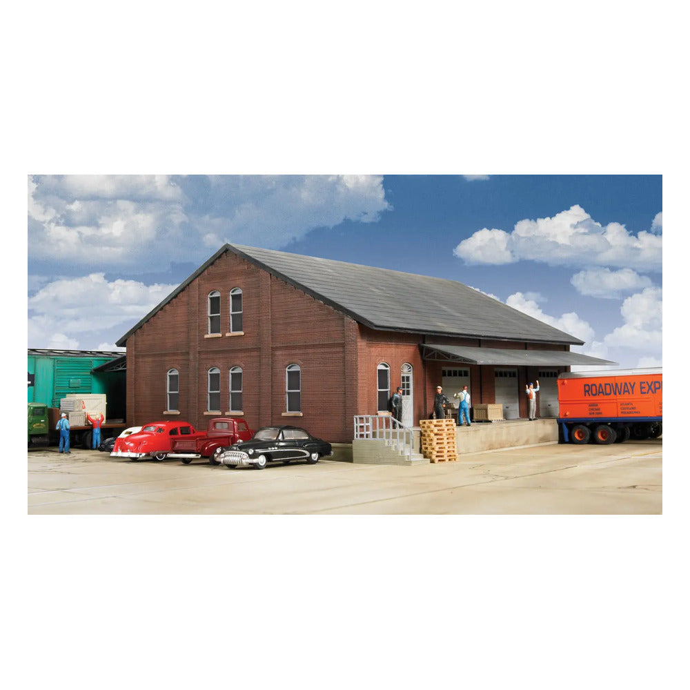 Walthers Cornerstone 2954 HO Scale Brick Freight House Kit