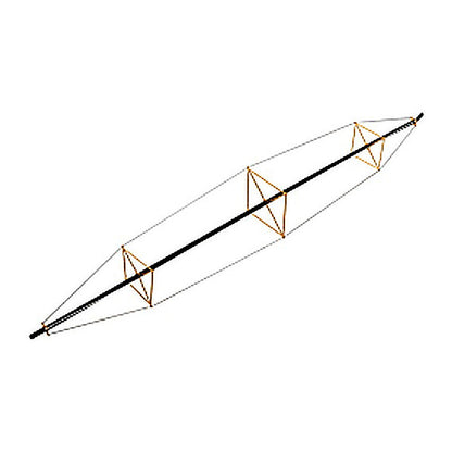 Walthers Cornerstone 933-2955 HO Support Trusses Photo-Etched Kit