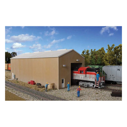 Walthers Cornerstone 933-2985 HO Modern Single-Track Engine House Kit