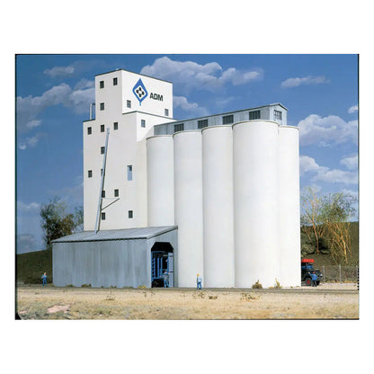 Walthers Cornerstone 933-3022 HO ADM Concrete Grain Elevator Kit