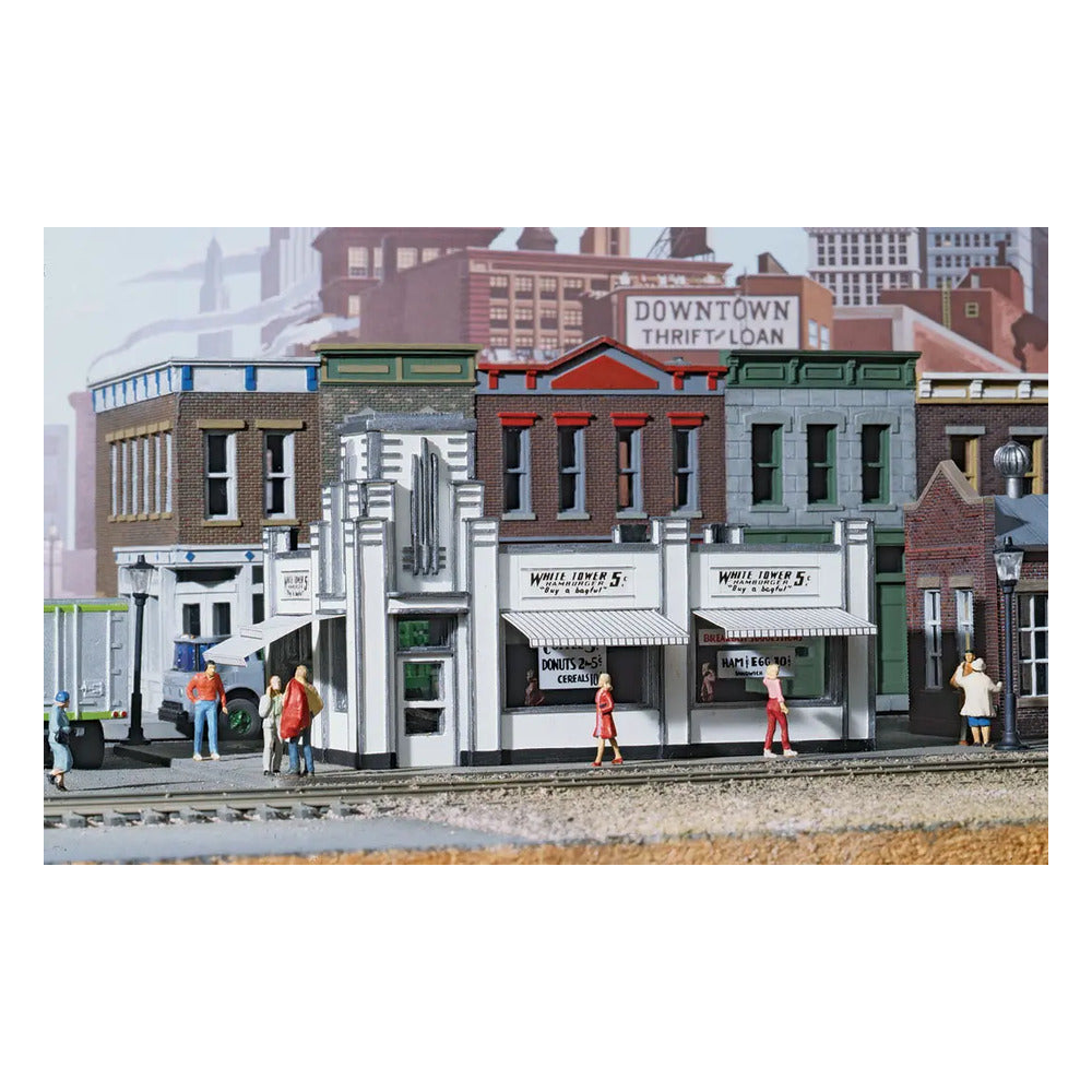 Walthers Cornerstone 933-3030 HO White Tower Restaurant Kit