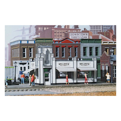 Walthers Cornerstone 933-3030 HO White Tower Restaurant Kit