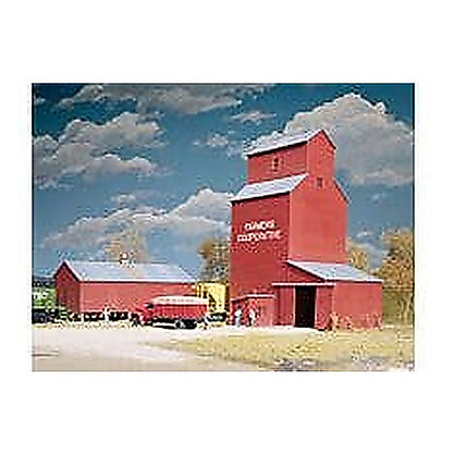 Walthers Cornerstone 933-3036 HO Farmers Cooperative Grain Elevator