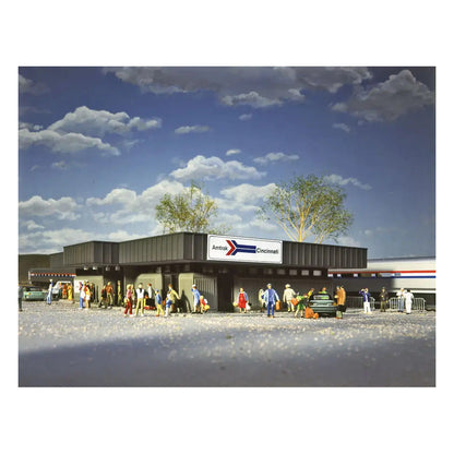 Walthers Cornerstone 3038 HO Amtrak Station Kit