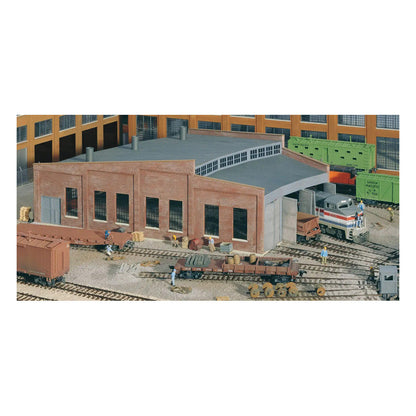 Walthers Cornerstone 933-3041 HO Three-Stall Roundhouse Kit