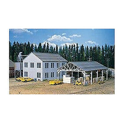Walthers Cornerstone 933-3059 HO Planing Mill and Shed Kit
